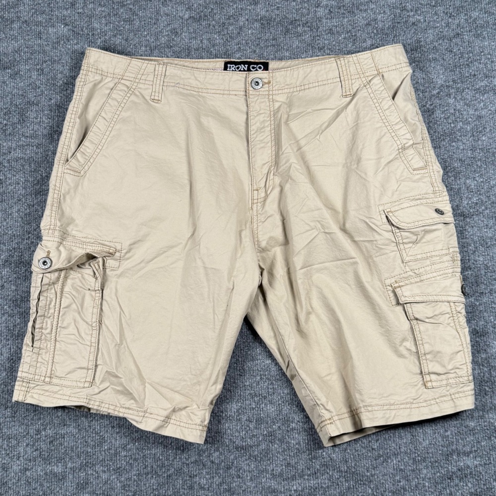 Khaiki Cargo Shorts Size 40 Mens Hybrid Outdoor Hiking Utility Neutral‎ Travel